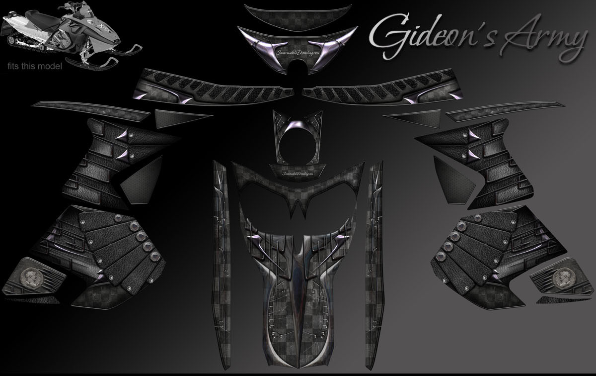 Gideon's Army skidoo wrap